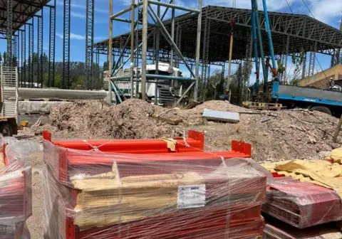 Materiales de la ampliación
