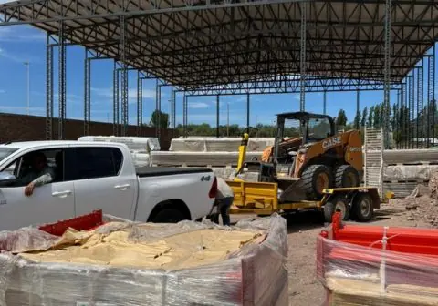Obra de ampliación del depósito de San Diego